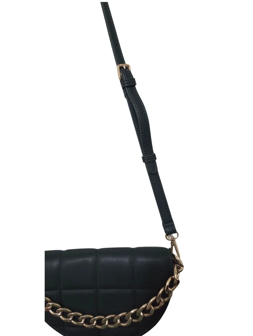 Urban Expressions Natalie Crossbody Teal With Gold Chain